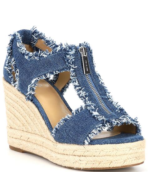 sandalen met flosjes michael kors|Michael Kors denim sandals.